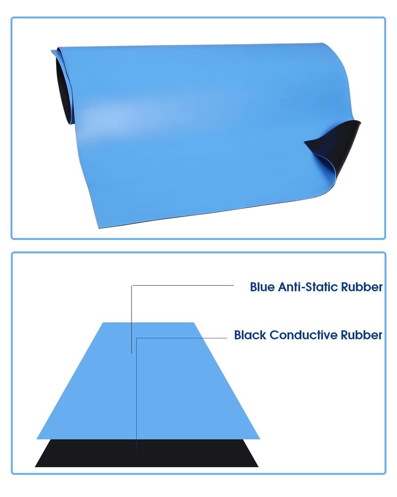 Anti Static Mat for Pc ESD Mat: 17"X25" Soldering Table Mat Kit Computer Elec...