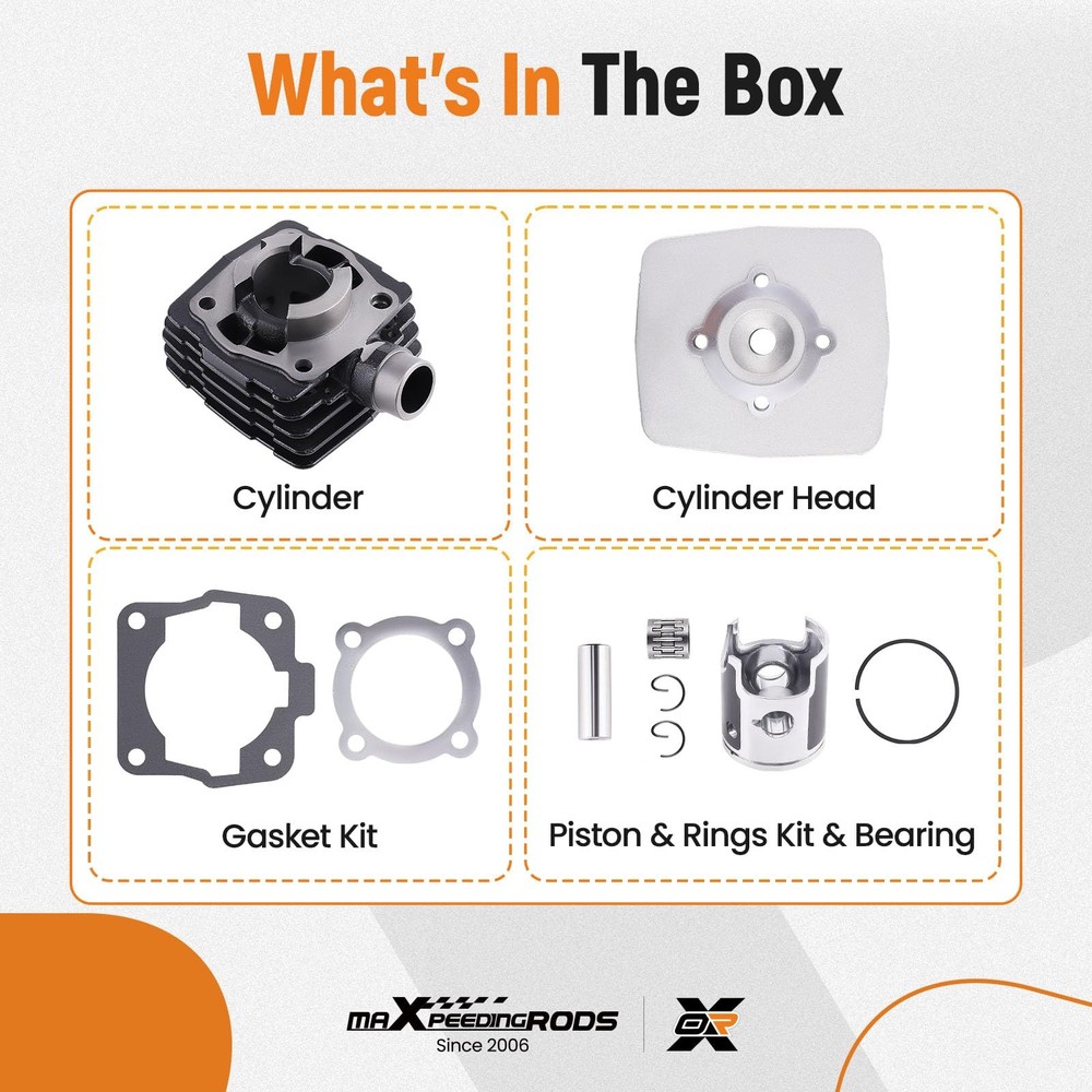 Cylinder Head Piston Kit for 50 SX Air Cool Engine