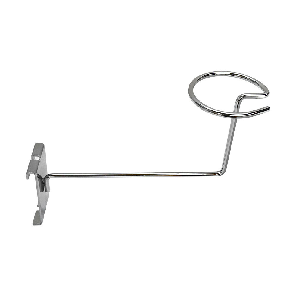 4Pc CHROME Hat Racks Wire Grid Wall Cap Slat Panels Gridwall Display Hook Retail