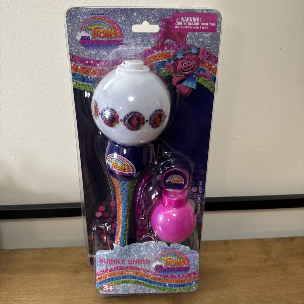 Trolls The Experience Bubble Wand New