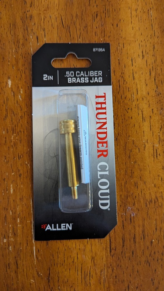 Thunder Cloud .50 Cal Brass Jag 2" Muzzleloader