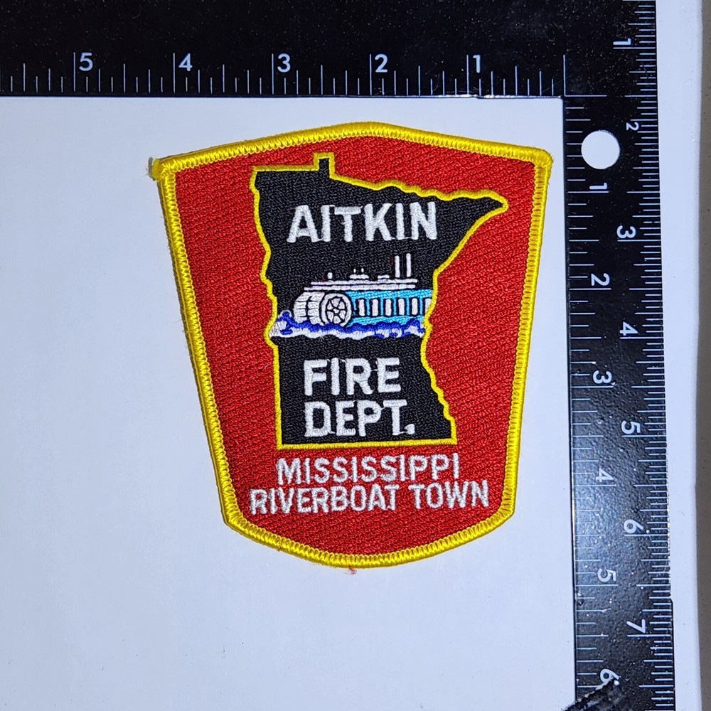 Aitkin, Mississippi Fire Department Patch. Great Condition!