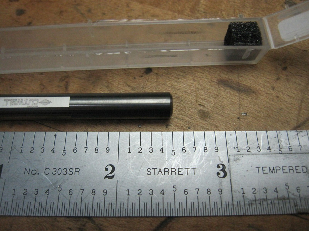 Cutwell 1/4" solid carbide spotting drill 2-/2" OAL