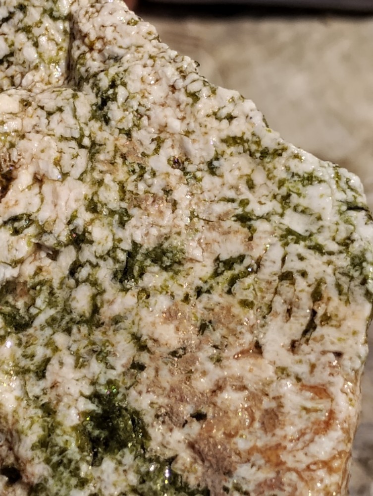 Epidote Specimen Rough Specimen Crystalized