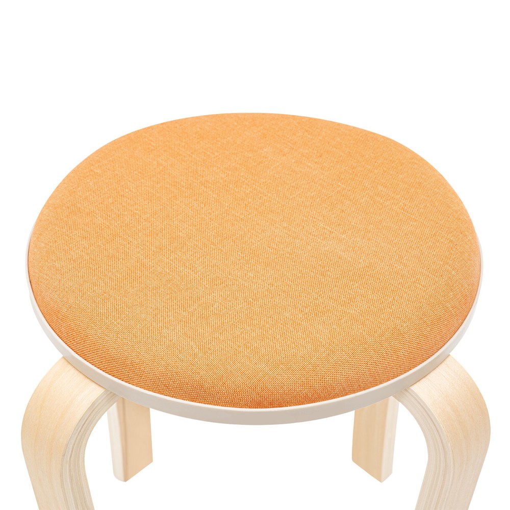 Set of 8 Stackable Stools, Stackable Round Stools, Stacking Wooden Stools NEW