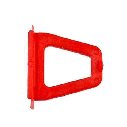 24 Pack - Hollow Pull Tabs for Window Screens - Black / White / Clear / Red
