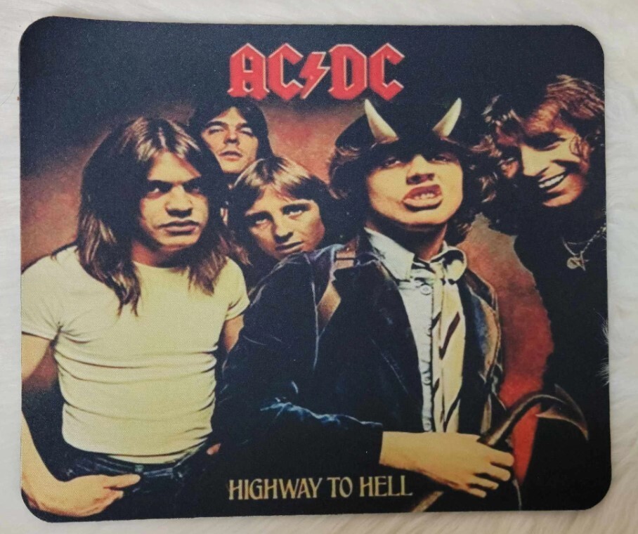 ACDC Highway to Hell Mousepad Custom Made