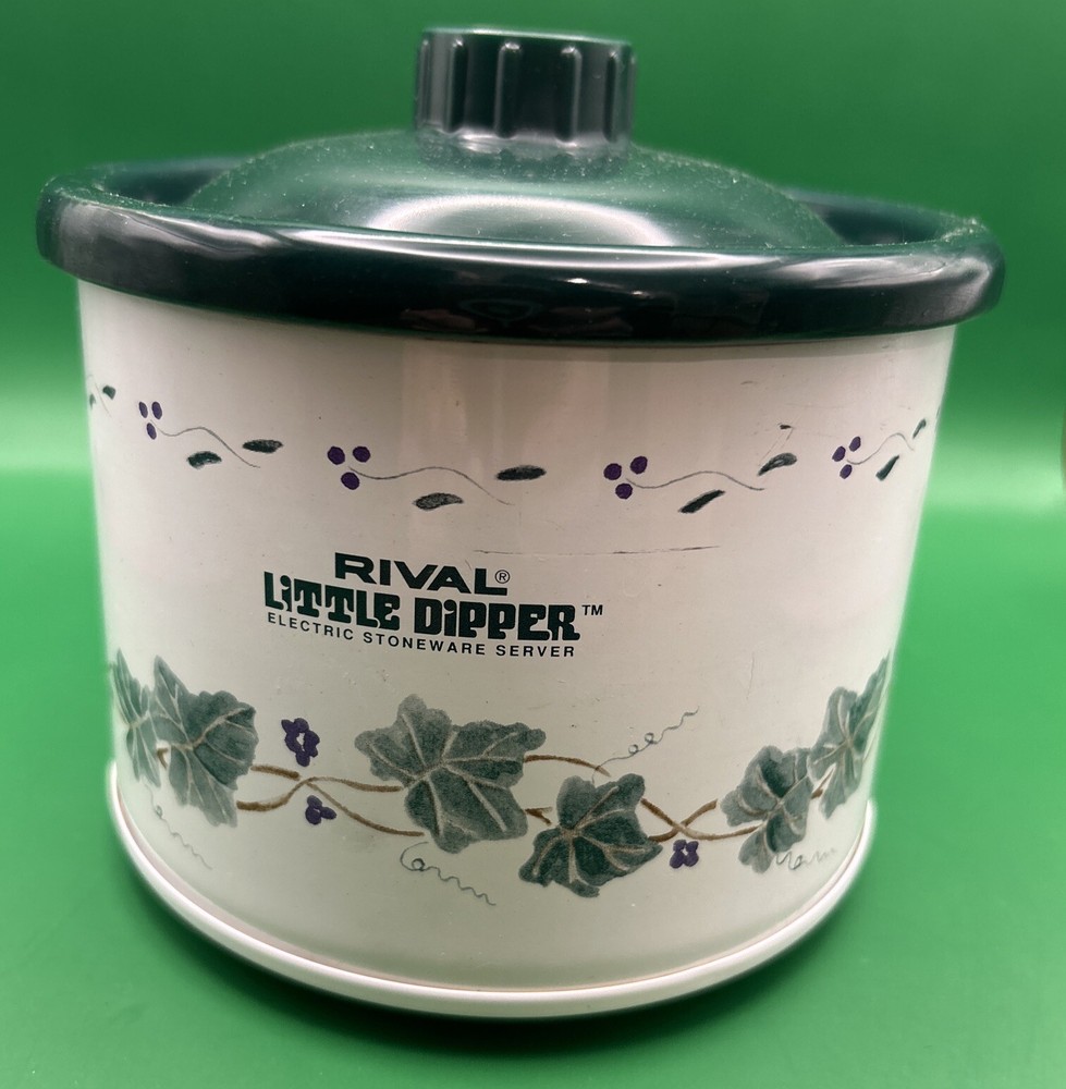 Rival Little Dipper Crock Pot Ivy model 3204D