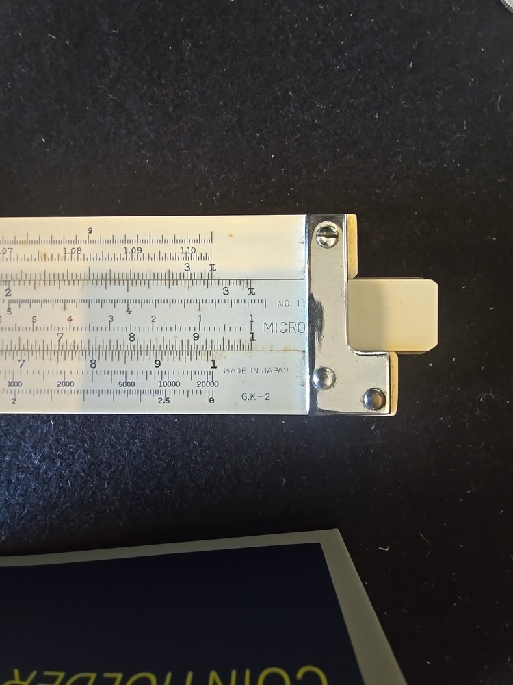 Micronta Slide Rule Leather Case Made in Japan #150