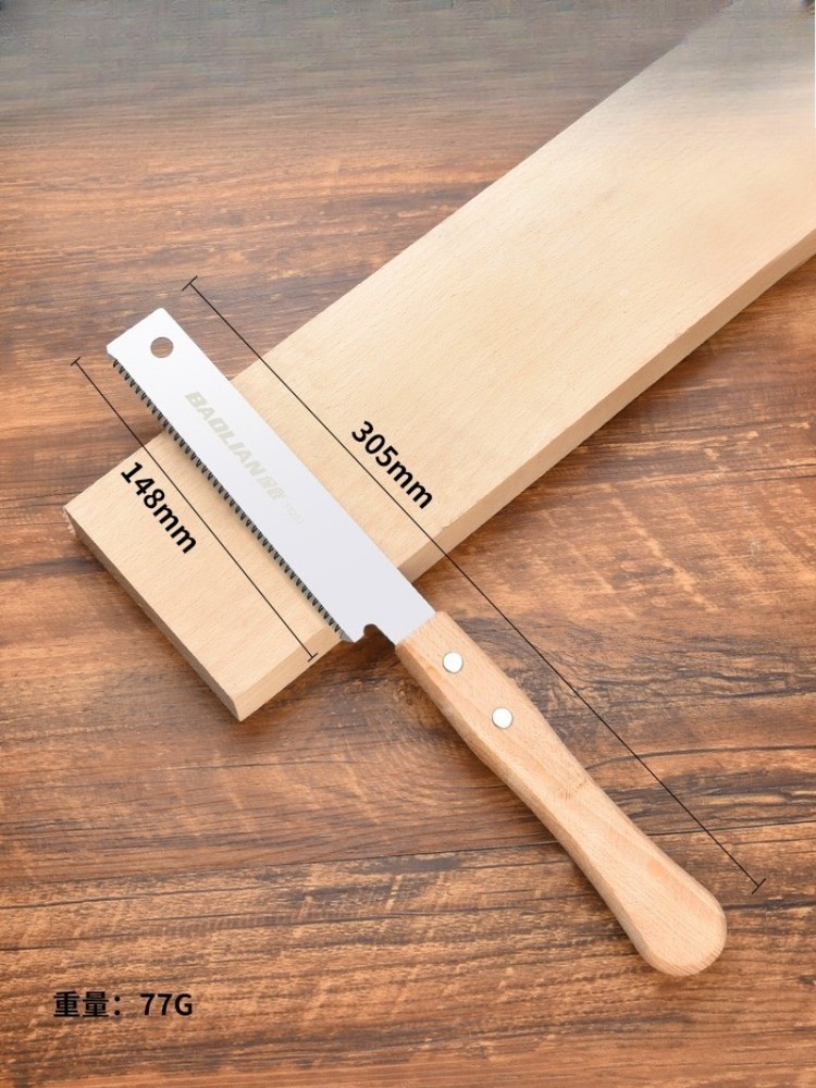 3-Piece Pull Saw, Sharp Wood Cutting Hand Saw with Beech Handle