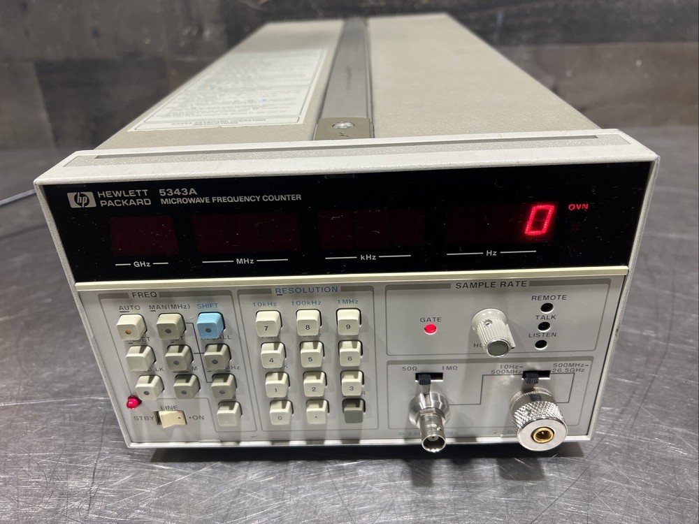 HP Agilent Keysight 5343A Microwave Frequency Counter Used Surplus