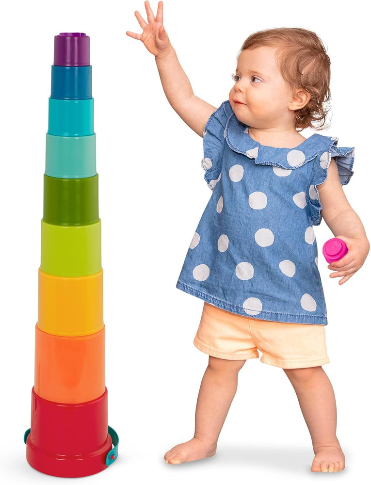 Battat – Stacking Toy – Educational & Dexterity Toy – Nesting Cup Playset – Wate