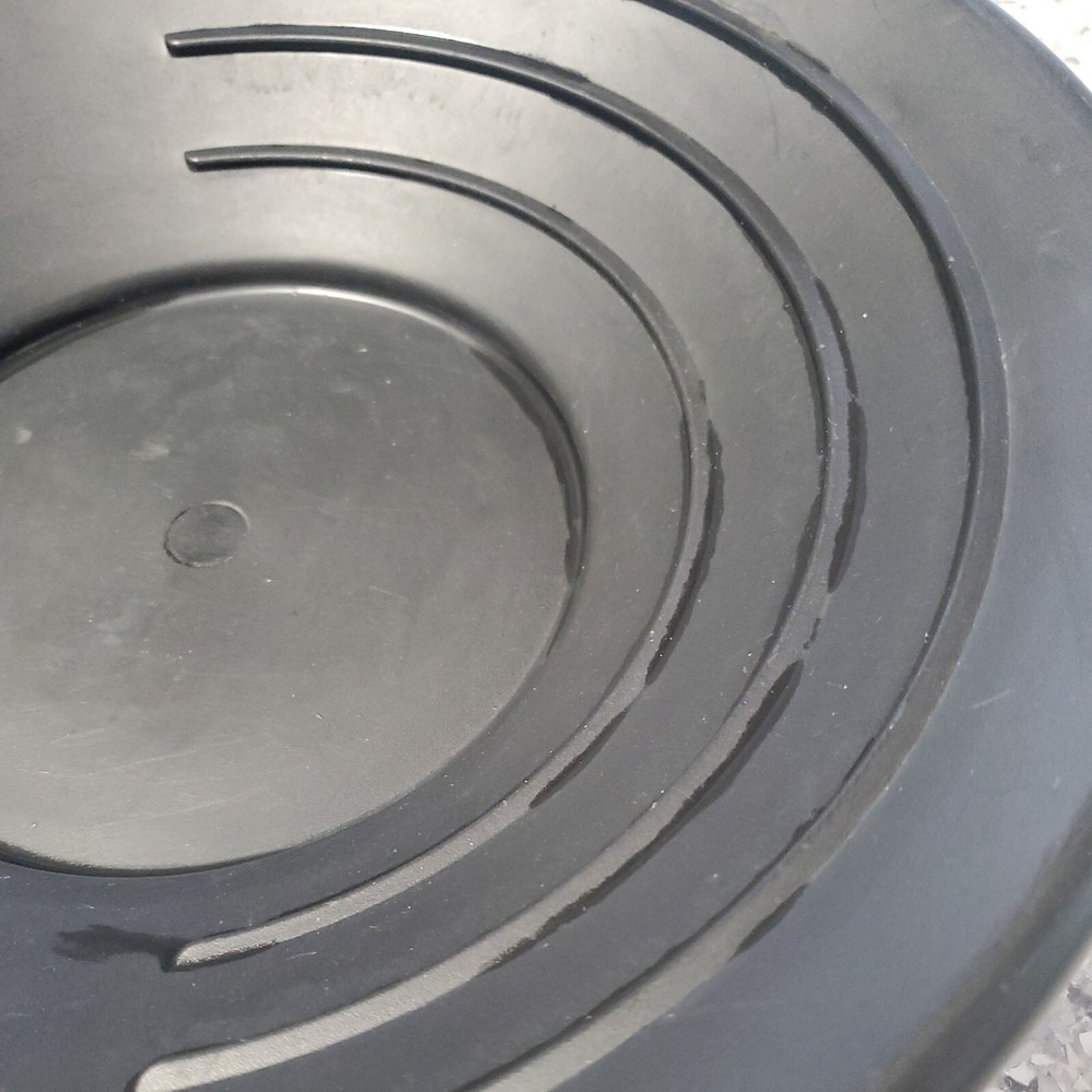Gold Pan Black Plastic