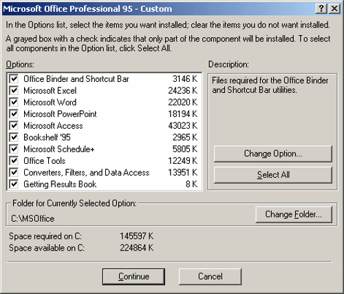 Vintage Microsoft Office Pro for Windows 95 on CD-ROM Word Excel PowerPoint
