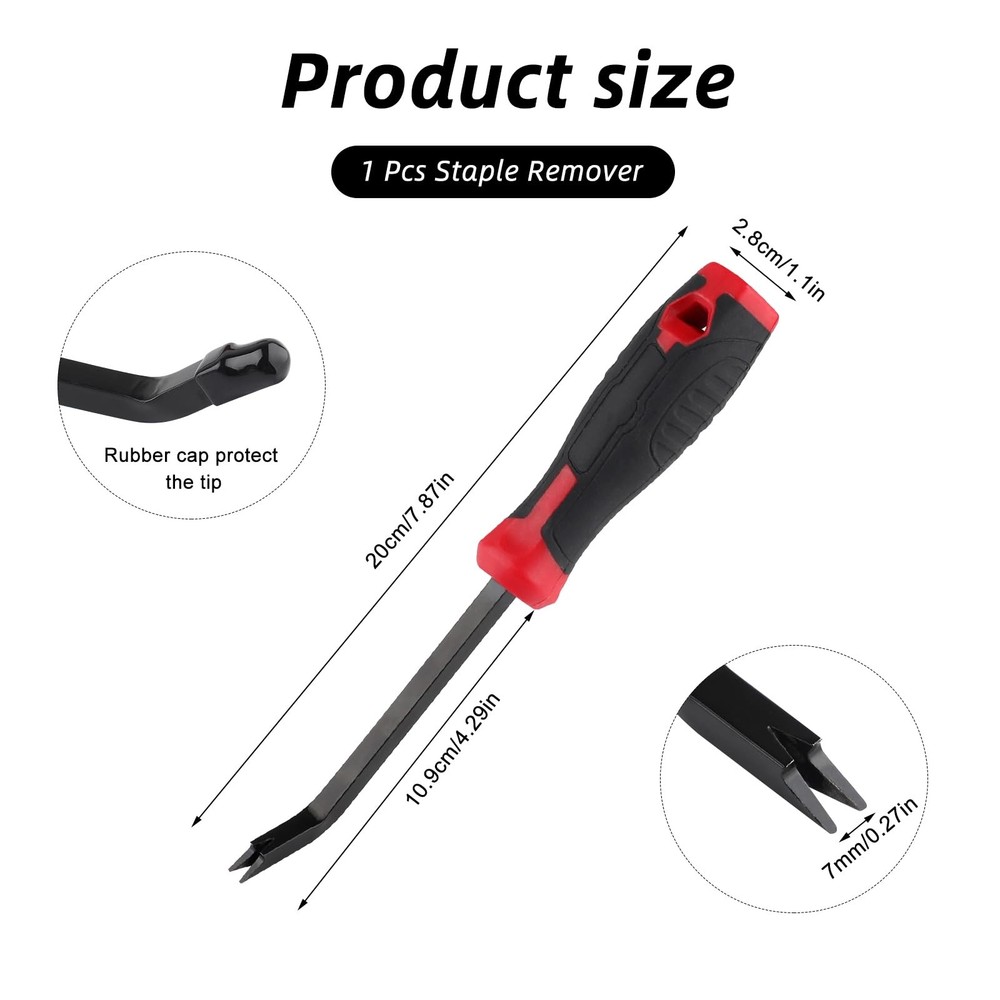 Heavy Duty Staple Remover Tool,Upholstery Stapler Puller Lifter, Tack Puller Nai