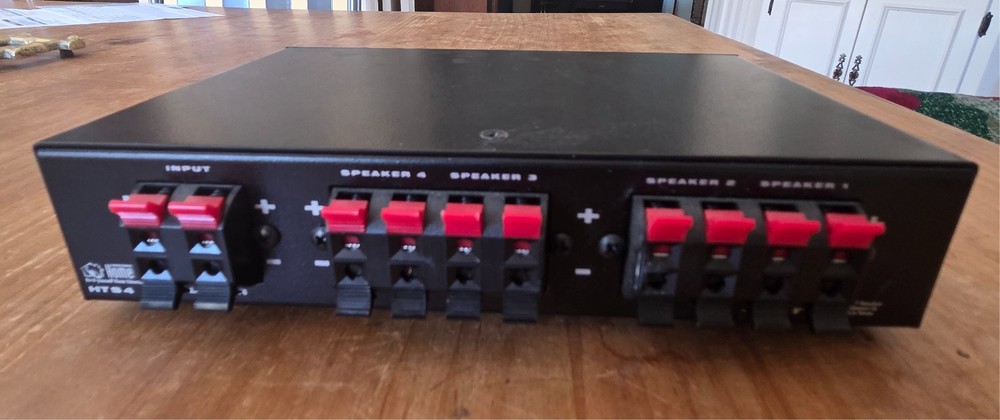 HOMETECH HTS4 Four Audio Speaker Selection Switch - Works Great!