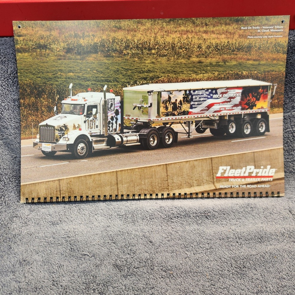 Fleetpride 2018 Calendar. Tractor Trailers. Excellent Condition.