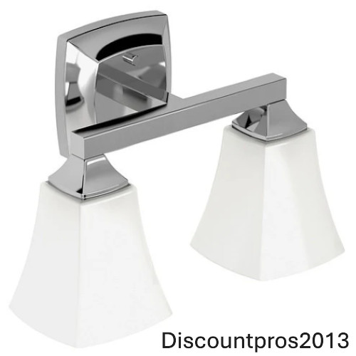 Moen YB5162CH Voss 2-Globe Bath Light Chrome