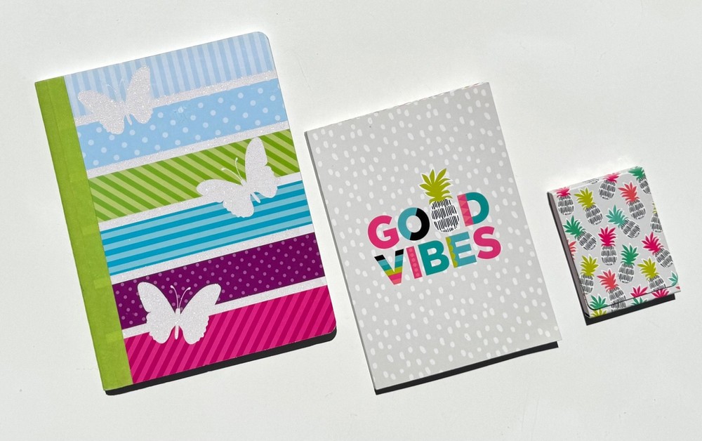 Studio C Notebook Composition Book & Mini Pocket Size Notes Pad Bundle