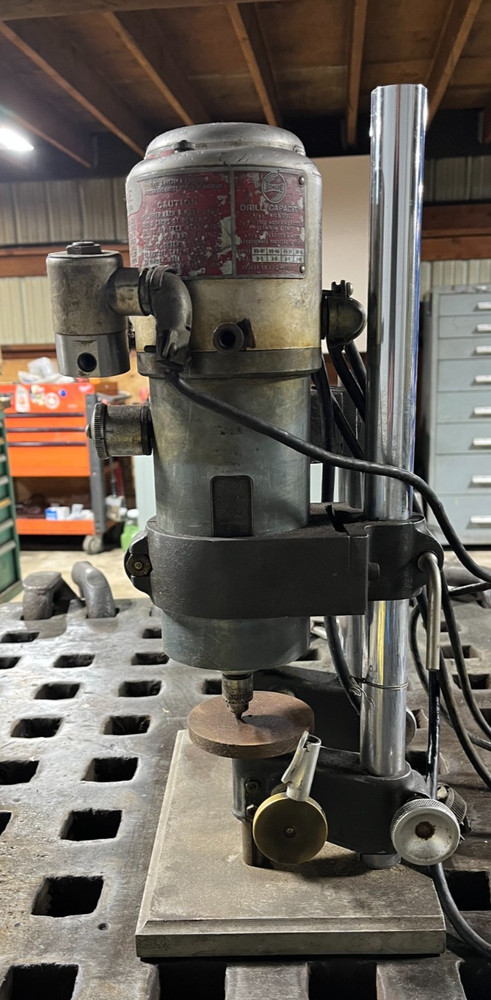 Vintage DUMORE Dual Head Precision Drill Press on Micro Machine Works Base