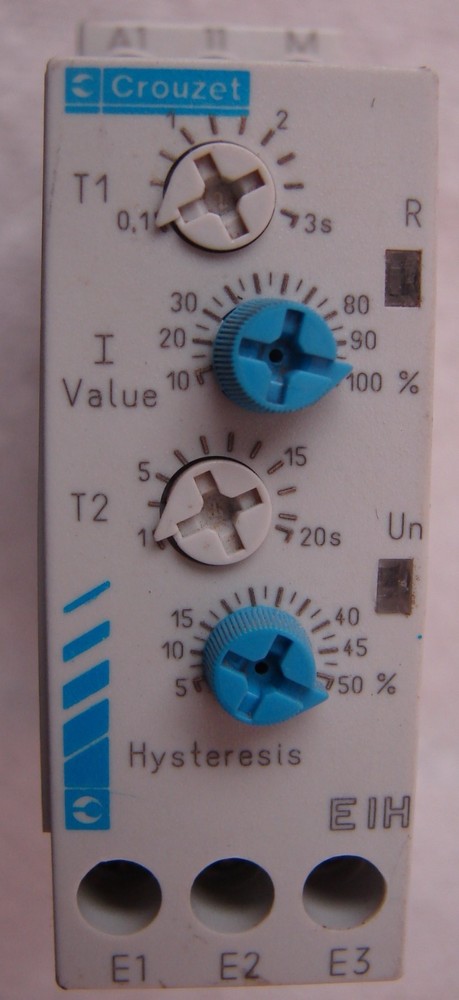 CROUZET 84871030 EIH CRNT CTRL RLY 0.1-10A 24VDC