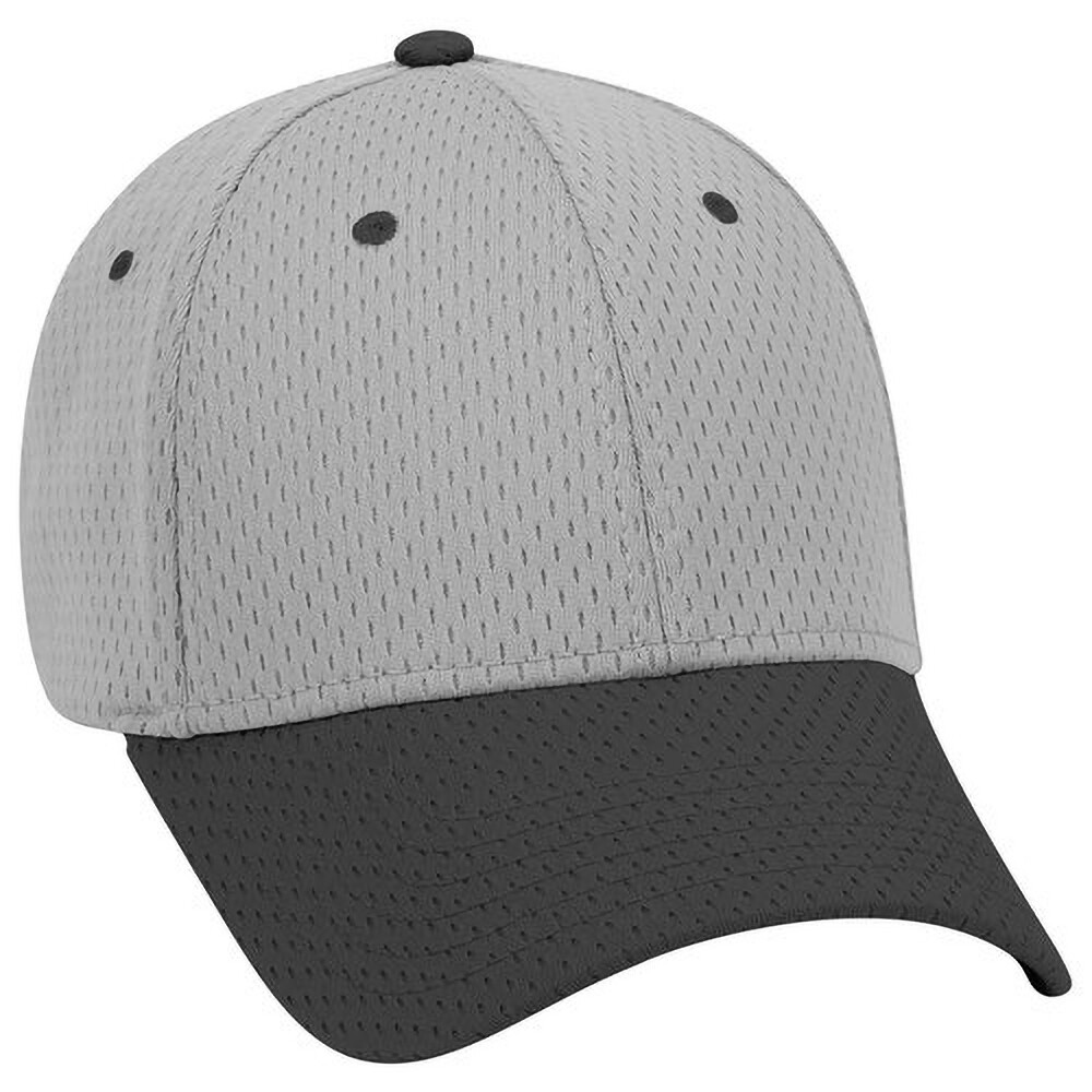 OTTO Cap 6 Panel Polyester Pro Mesh Low Profile Structured Curved Baseball Hat