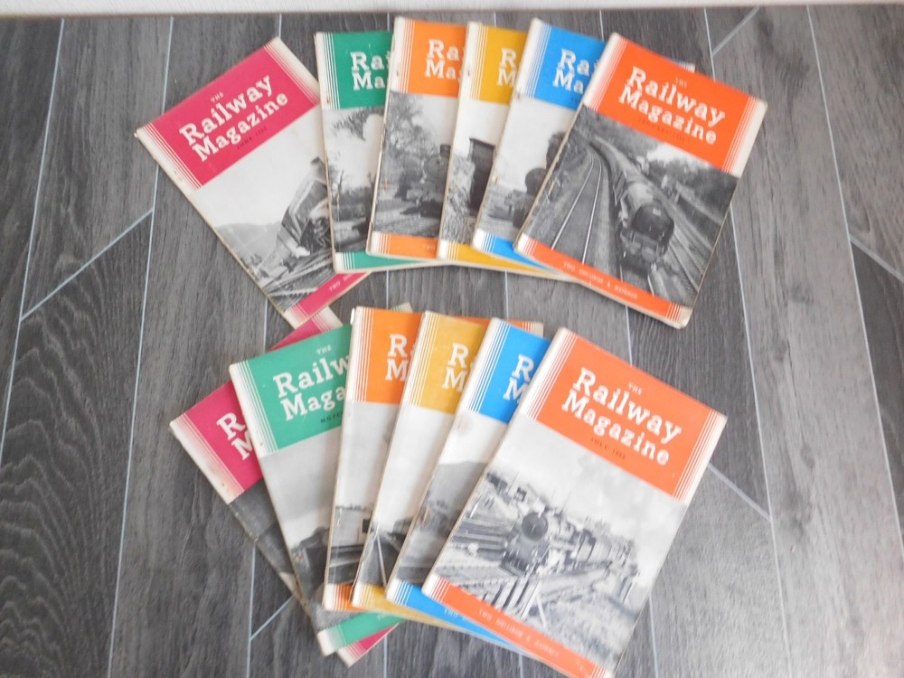 1955  The Railway Magazine 12 Issues