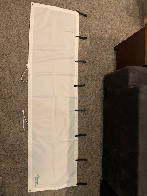 Net Return Split Screen - Pro Series Large 8 projector screen