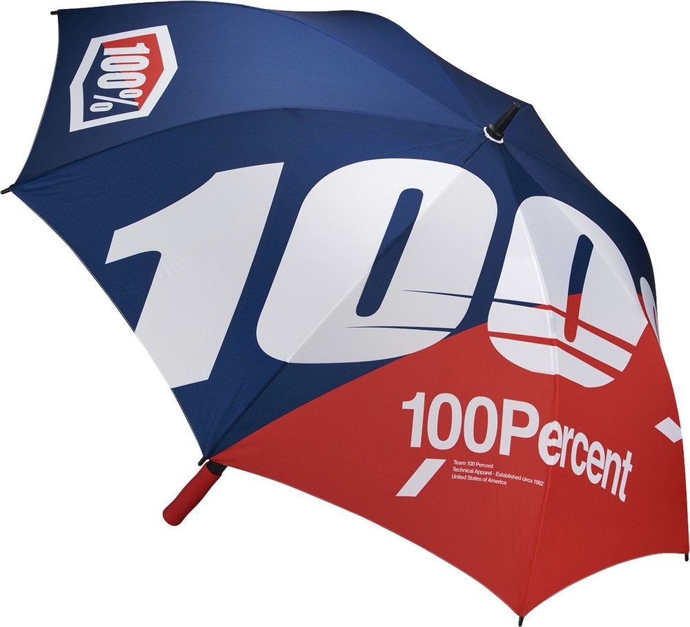 100% Umbrella Blue/Red