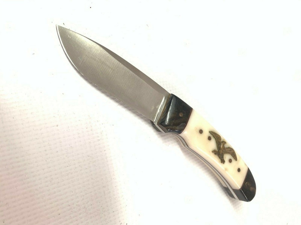 8.5" Straight Knife with Eagle on the handle