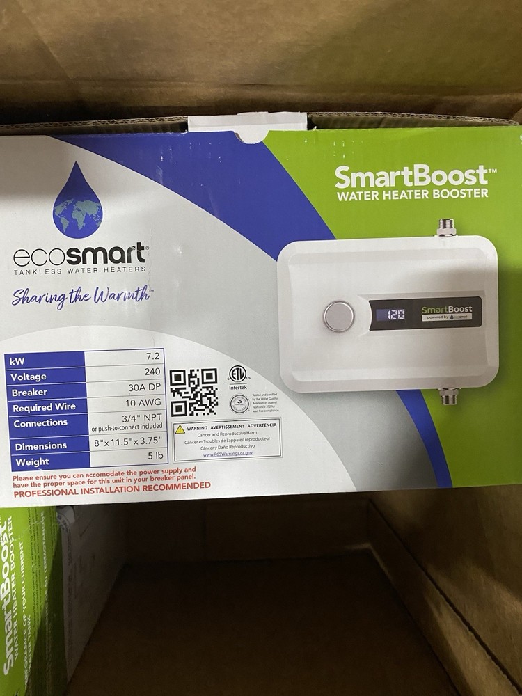 EcoSmart SmartBoost 7.2 kW Electric Tank Water Heater Booster