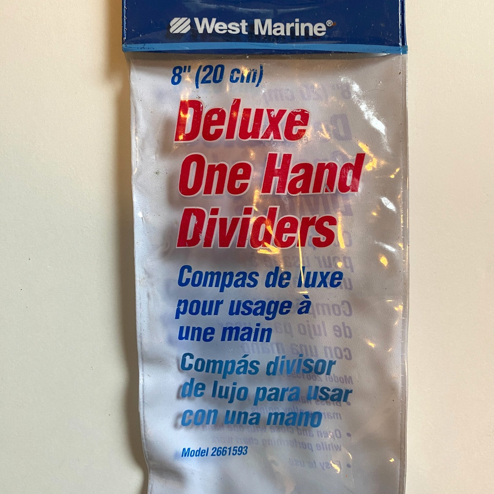 West Marine 8” One Hand Divider Brass Nautical Navigation Tool