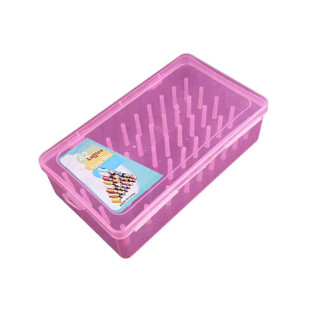 Sewing Thread Storage Box 42 Axis Spool Thread Rack for Sewing Bobbin Spools