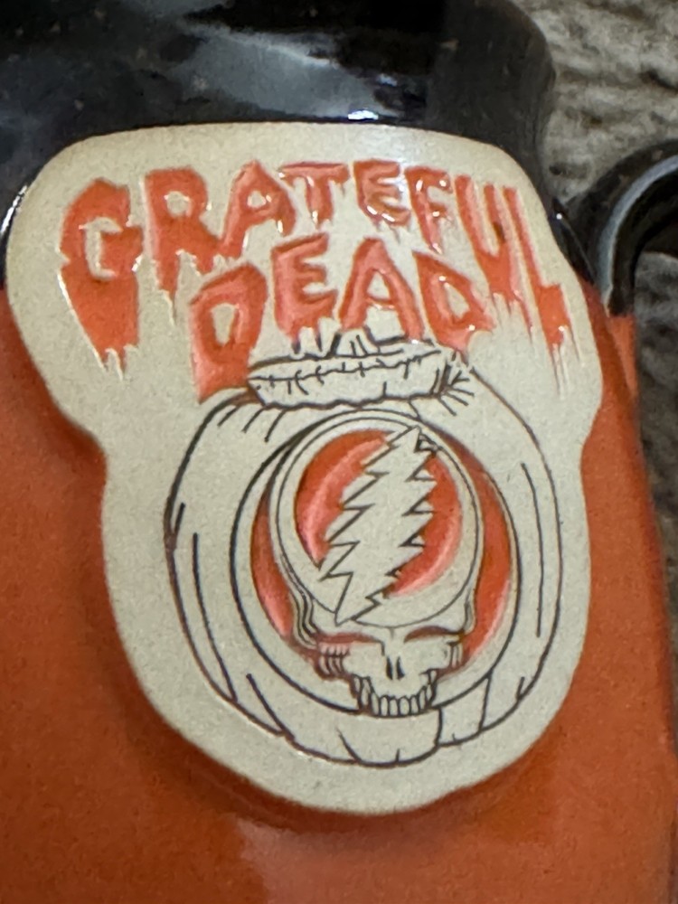 Grateful Dead SYF Pumpkin Java Taster Pottery Mug! Grateful Dead