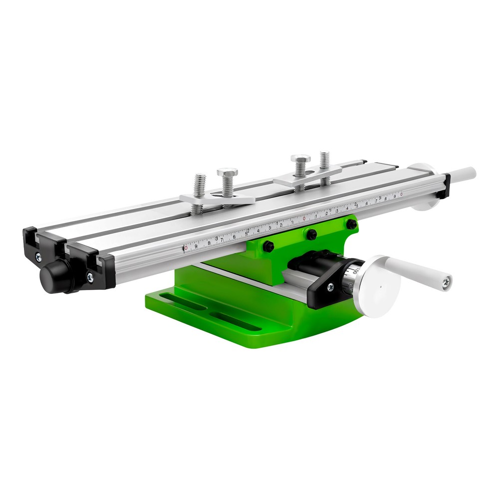 Cross Slide Drill Press Bench Axis Mill Machine Work Table Compound Vise Vice