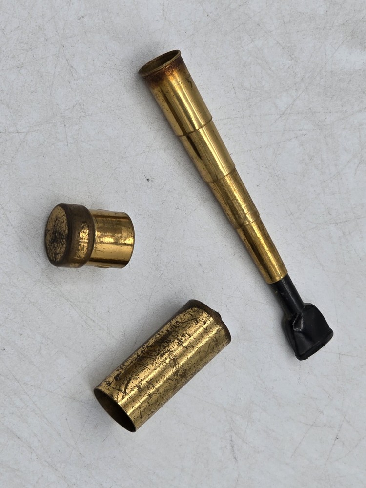 Vintage Scope Brass Telescoping Cigarette Holder With Container