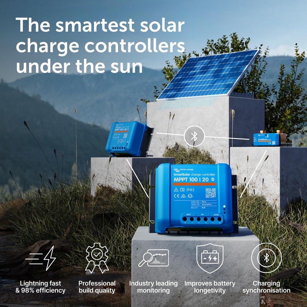 SmartSolar MPPT Solar Charge Controller (Bluetooth) - Charge Controllers for Sol
