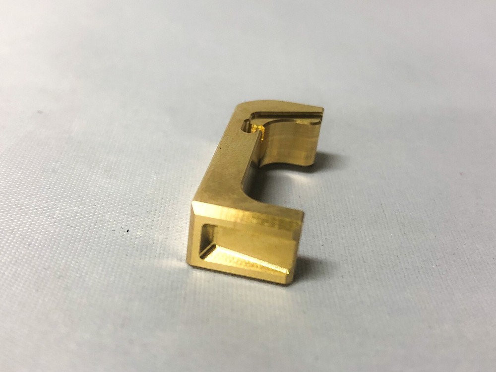 Extended Mag Release For Glock Gen4 And Gen5 Frames - Brass - Thrash Tactical
