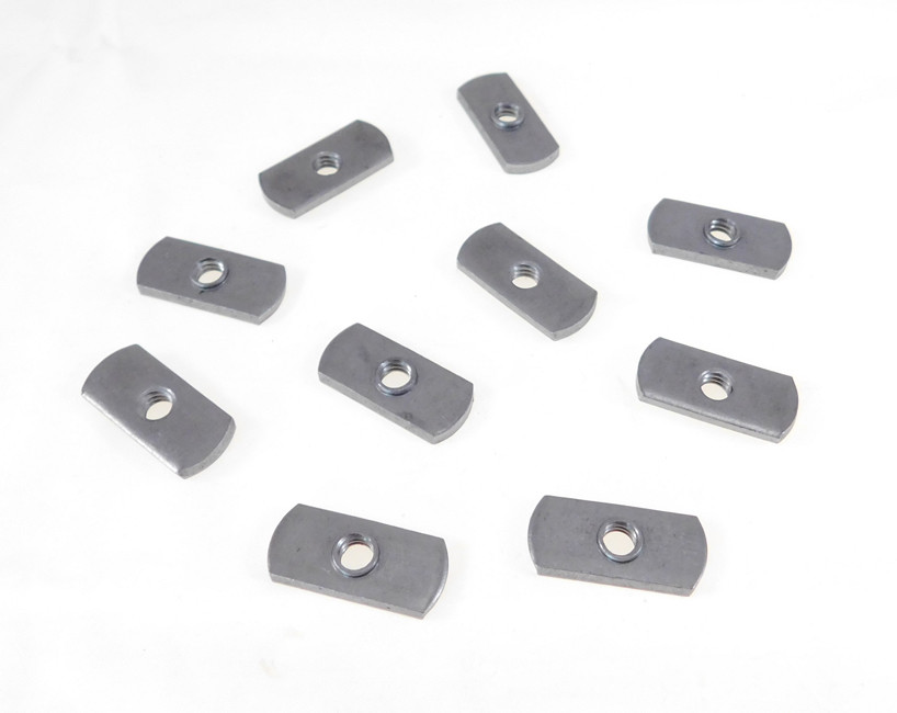 10 Pack 1/4-20 Spot Weld Nuts - Double Tab - ND 2118