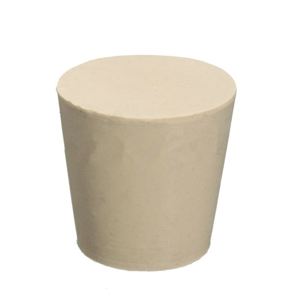 Rubber Stopper Bungs Laboratory Solid Hole Stop Push-In Sealing Plug