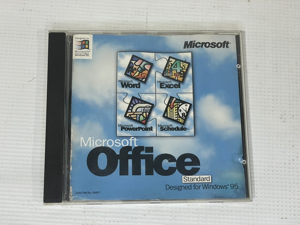 Microsoft Office Standard Disc for Windows 95 w/ Key