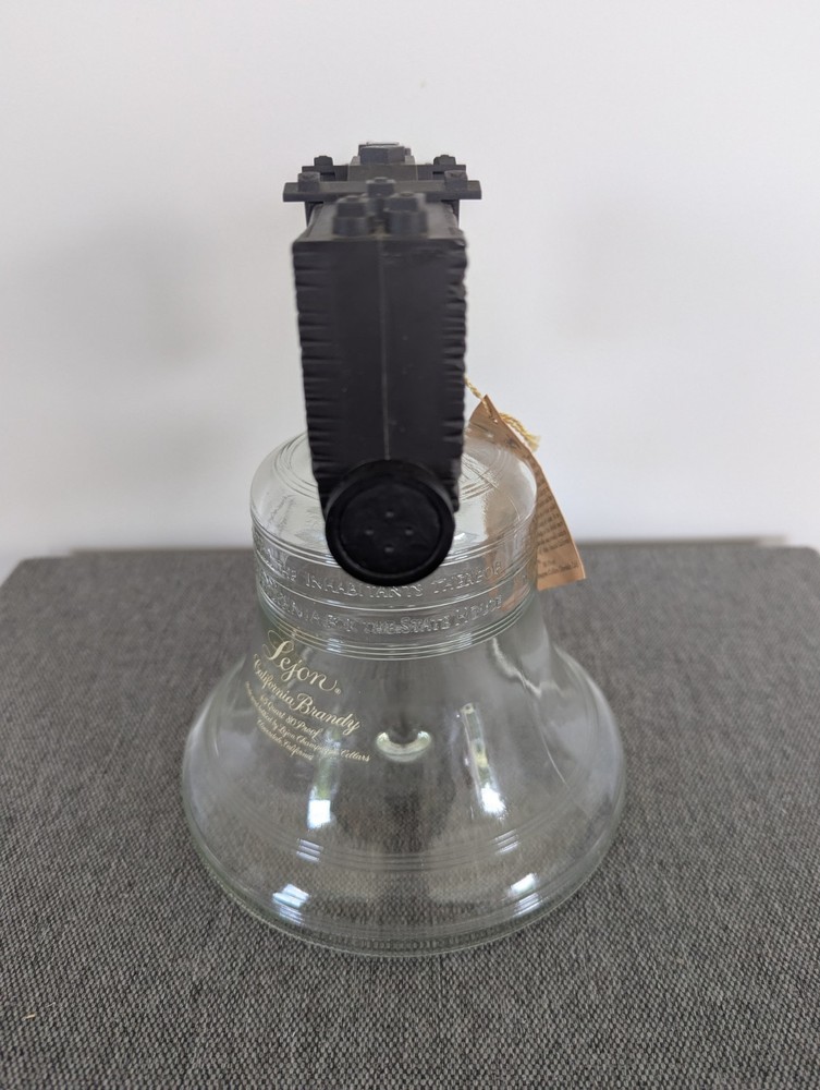 Lejon Brandy Liberty Bell Bottle 1976 Bicentennial Commemorative Bar Empty