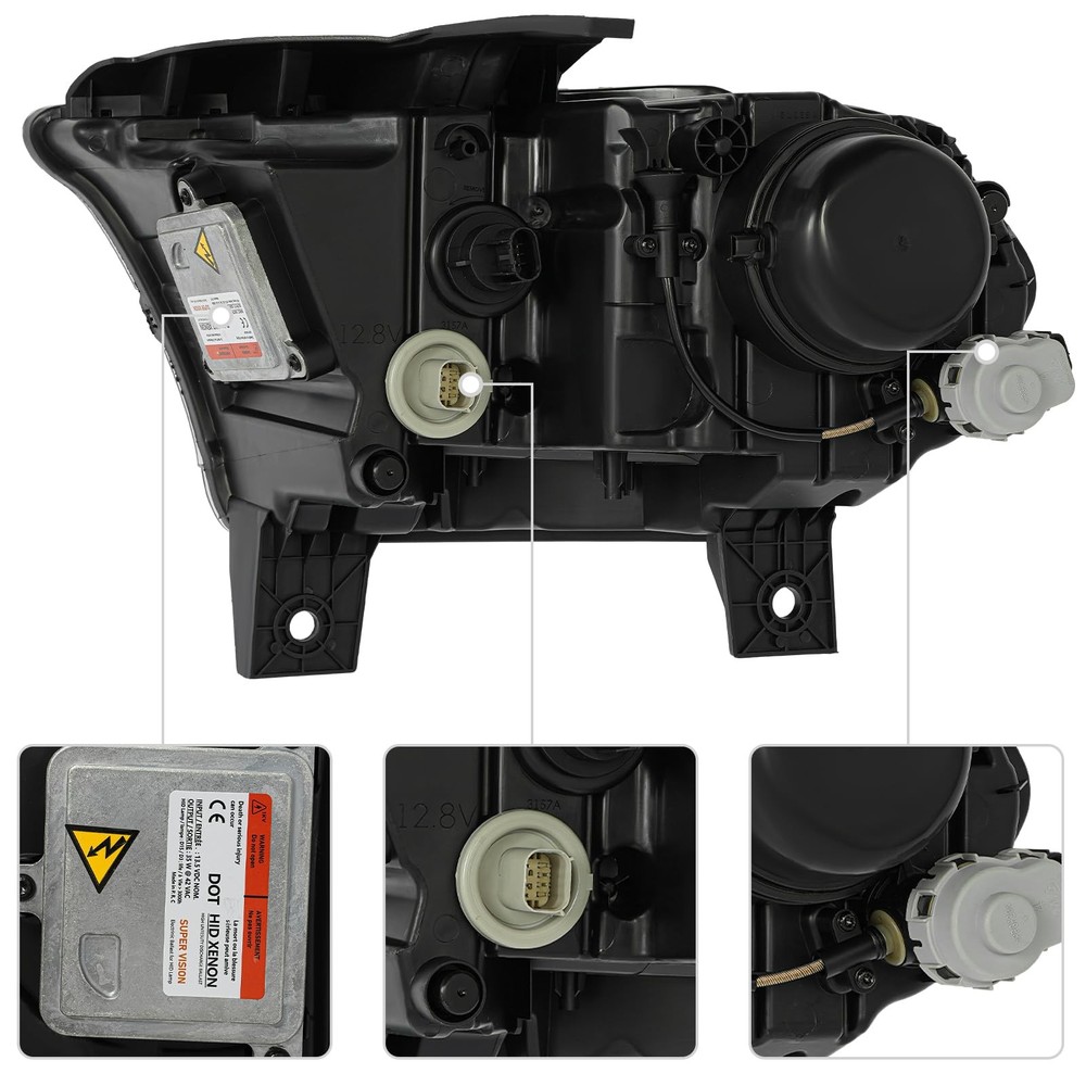 HID Headlight Right Side for Durango 2016-2020 Projector Passenger Side