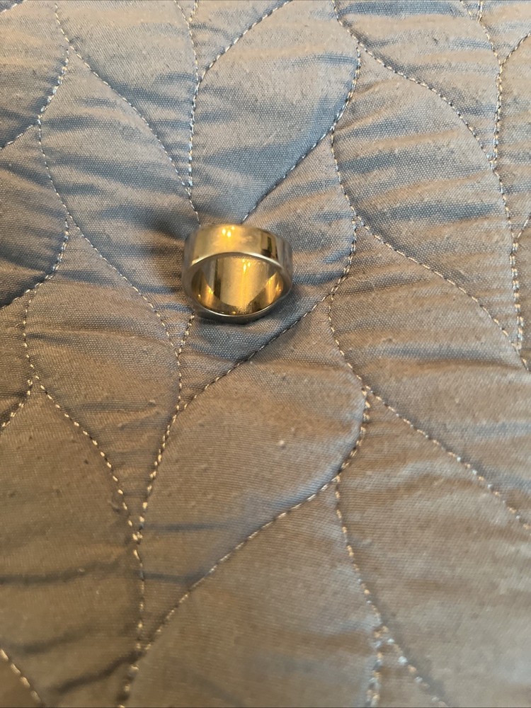 turquoise Stainless Steel (1) Size 7