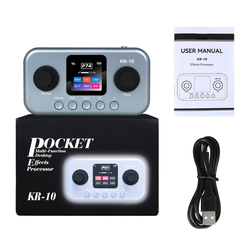 Professional Electric Bass Guitar Effects Processor EQ Equalizer ABS Texture