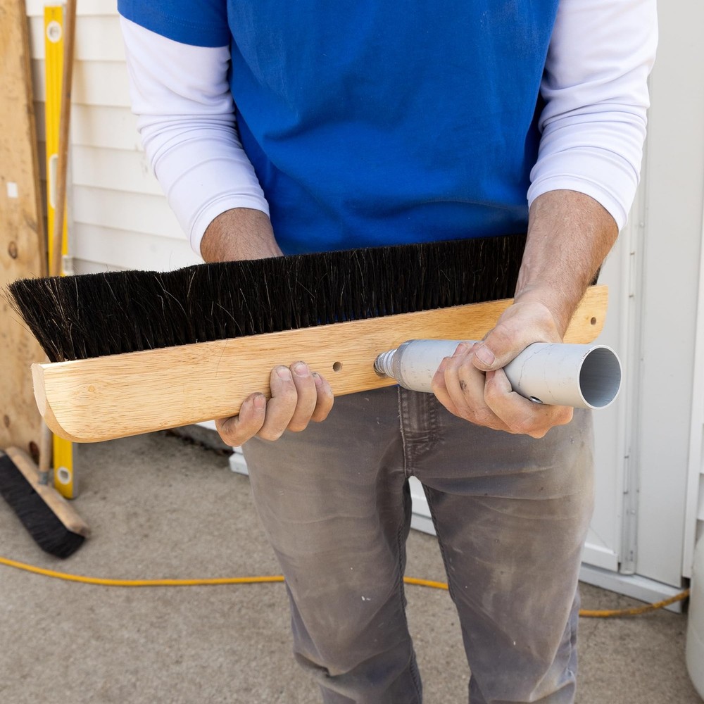 MARSHALLTOWN Threaded Handle Adapter, Concrete Tools, 1-3/4 Inch Push Button ...