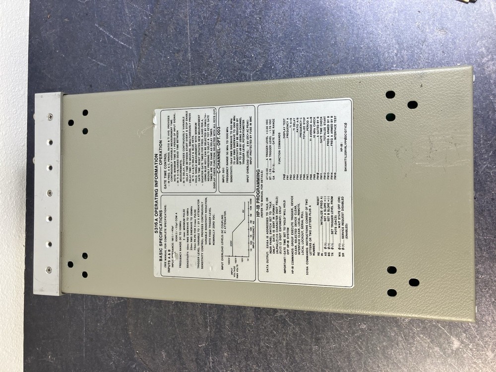 Hewlett Packard 5316A Universal Counter