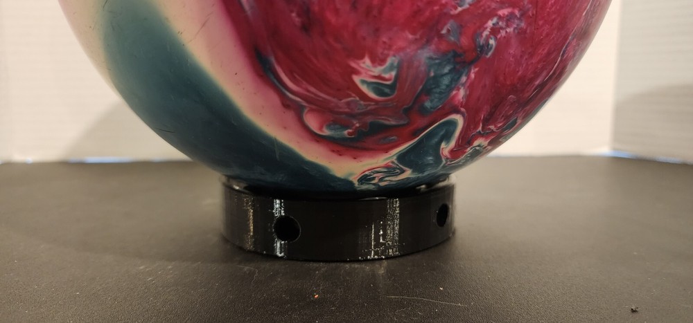 Compact Bowling Ball Stand / Spinner - Smooth Rotation in Any Direction