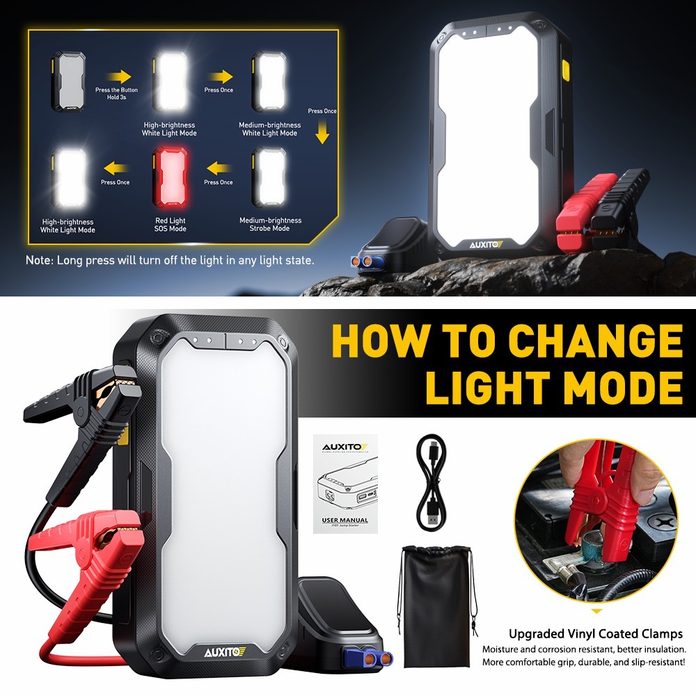 10400mAh Start Multi-function Power Emergency Supply Car Backup Starter 12V