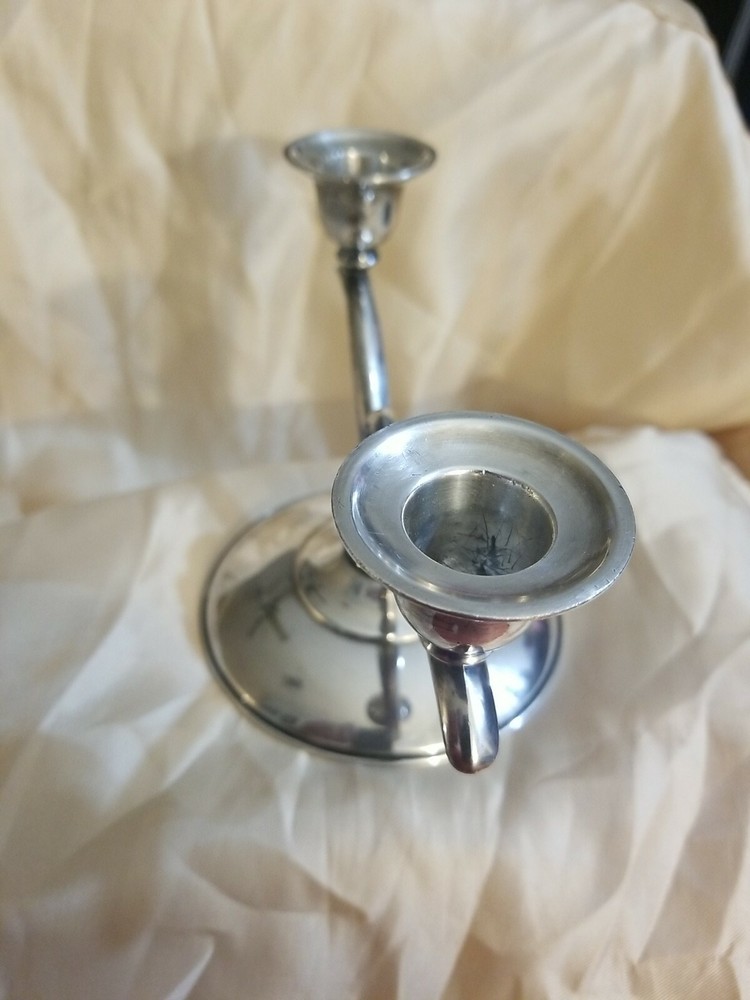 WM A Rogers Vtg Silverplate Double Candlestick Holder